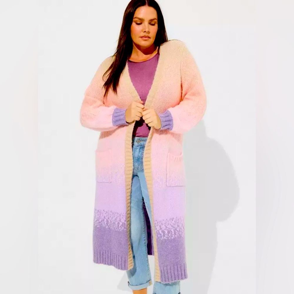Torrid Coatigan Balloon Sleeve Sweater